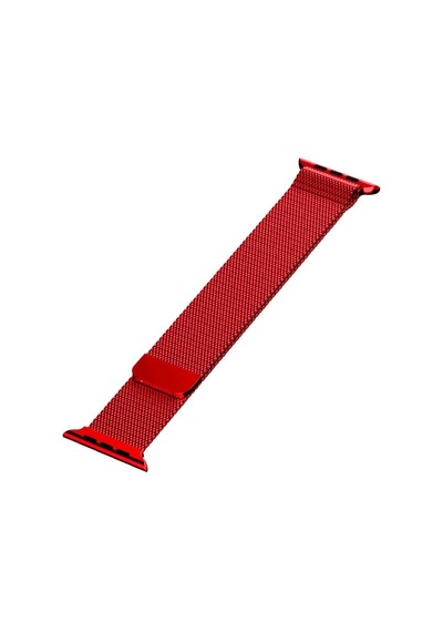 Ally Apple Uyumlu Watch 7-8 45 Mm, 6-5-4 44 Mm, 3-2-1 42 Mm Metal Milano Loop Kordon Kırmızı Mh-hs2150719281