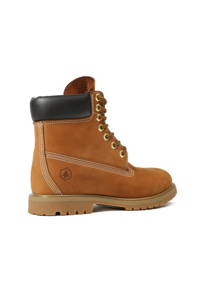 Hammer Jack Hakiki Deri Tarçın Nubuk Unisex Bot Tarçın