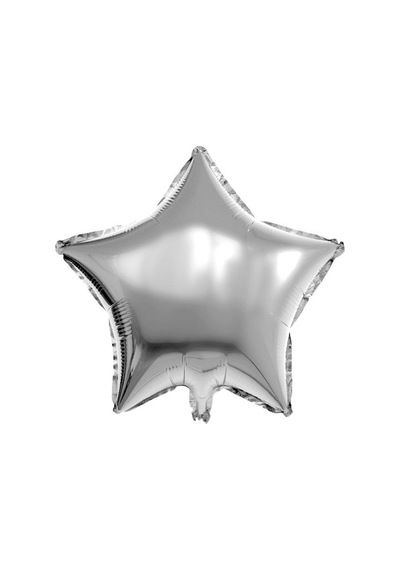 Gümüş Yıldız Folyo Balon 18 Inç 45 CM