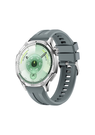 Galaxy Uyumlu Watch 3 45mm Ardx Krd-148 22mm Silikon Kordon - Koyu Gri