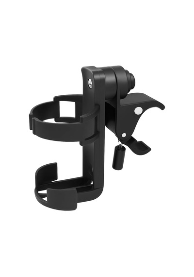 Dailytech Bebek Arabası Ve Bisiklet İçin Bardak Tutucu, 25-50mm Ayarlanabilir, Siyah, Biberon Ve Şişe Tutacağı
