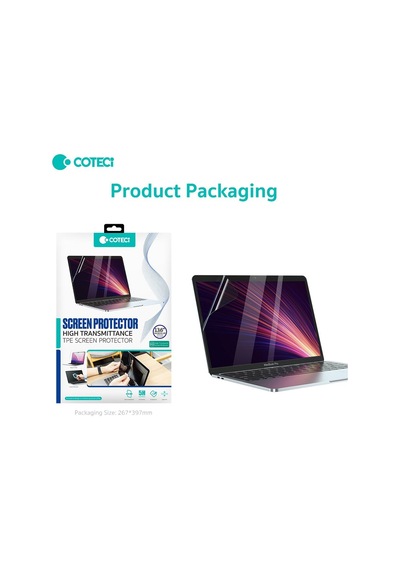Özel Seri Ofis Çalışma Tabaka Coteci Apple MacBook Uyumlu Air 15.3 Bilgisayar Koruyucu Film A2941
