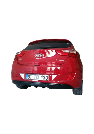 Hyundai İ30 (2011-2016) Arka Tampon Eki - Difüzör (Plastik)