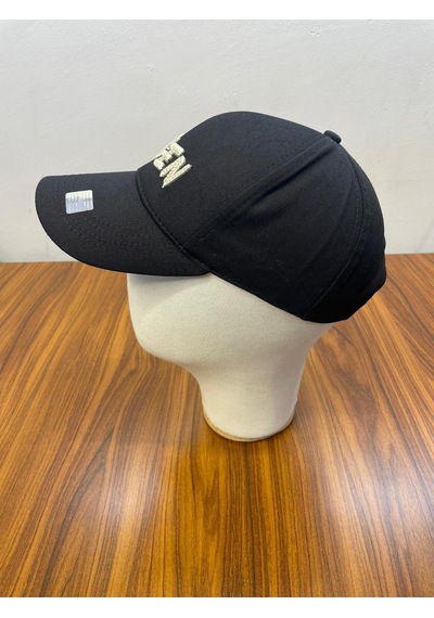 Then Özel Nakışlı Gabardin Kumaş Unisex Cap Şapka Siyah