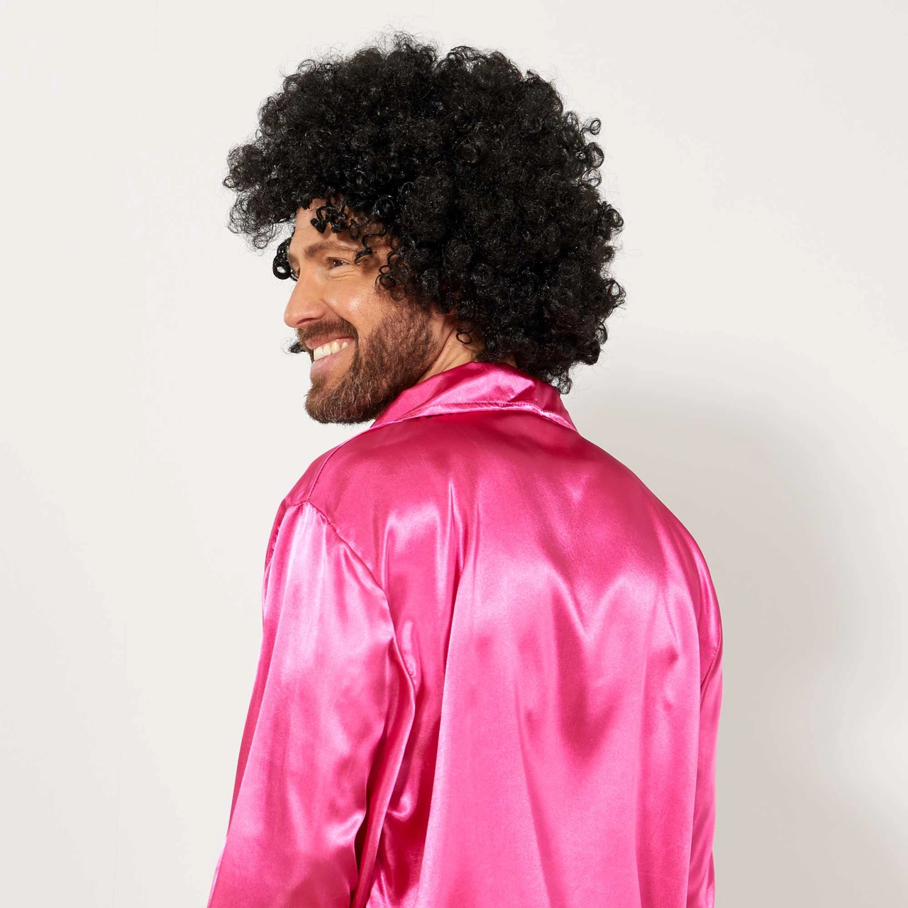 Siyah Renk Kıvırcık Afro Bonus Peruk - Zmff-52886 18