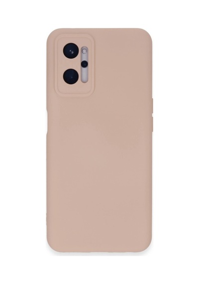 Realme 9i 4g Kılıf Nano İçi Kadife Silikon - Pudra Renkli