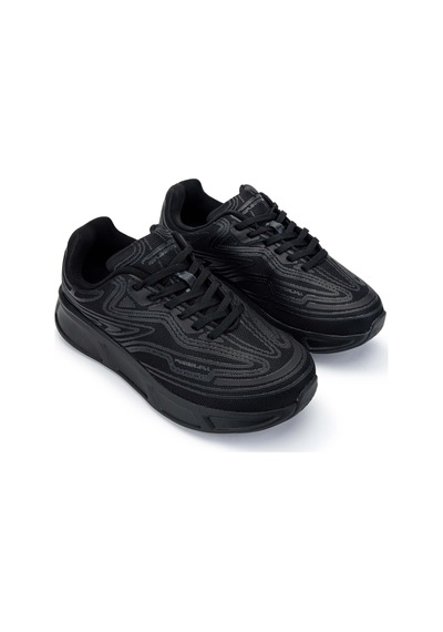 Fessura Kadın Tekstil Siyah Sneakers & Spor Ayakkabı 1001 Rex001 Bn Ayk Y24 Black/black Siyah