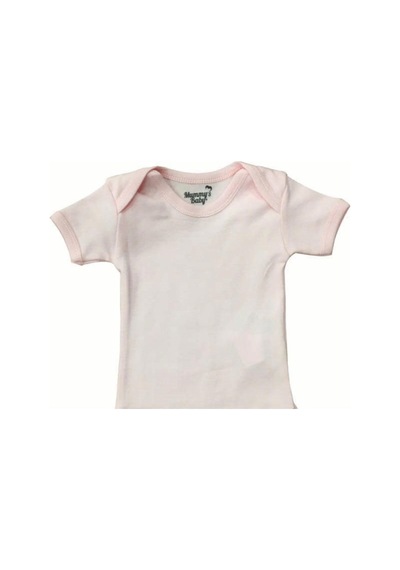Mummy's Baby Kısa Kollu Çıtçıtlı Body Pembe