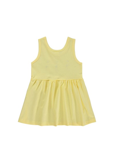 Civil Baby Flamingo Nakış 6-18 Ay Elbise - Sarı