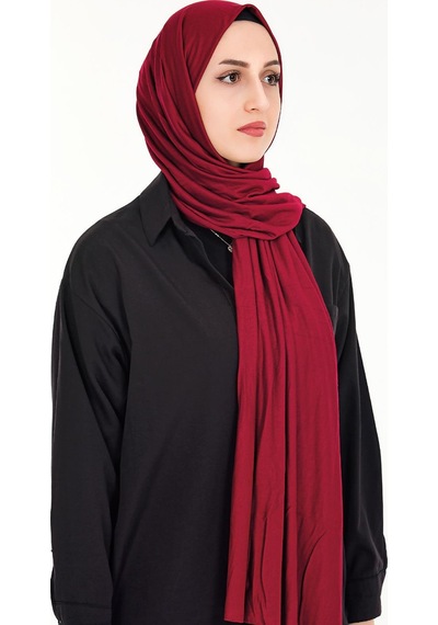 Sensu Tesettür Penye Şal Bordo