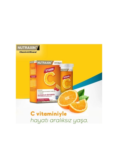 Nutraxin Vitamin C 28 Çiğneme Tableti