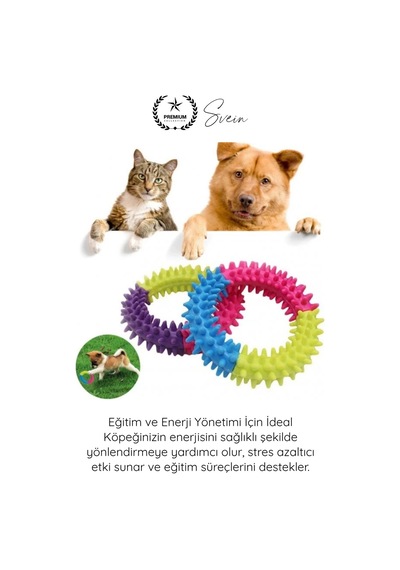 Köpek Diş Temizleyici Çiğneme Eğitim Aparatı Dayanıklı Köpek Isırma Oyuncağı Diş Kaşıma Oyuncak Pla