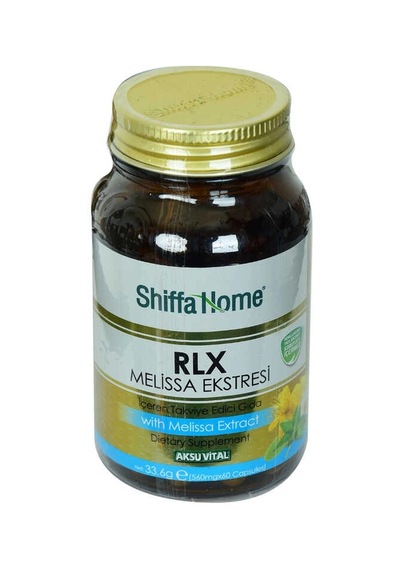 Shiffa Home Rlx Melissa Ekstresi Diyet Takviyesi 560 Mg X 60