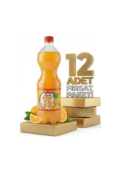 Afia Keyfim Portakallı Gazoz 12x1 Lt