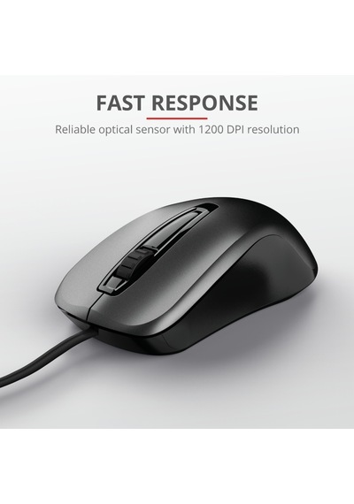 Trust 23733 Carve USB 1200 DPI Mouse