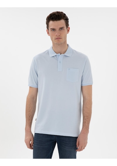 Pierre Cardin Erkek Açık Mavi Tişört Basic 50302538-vr003