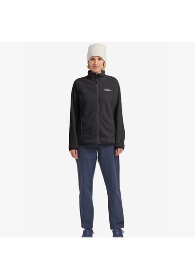 Jack Wolfskin Moonrise Kadın Siyah Outdoor Polar A63263 Siyah