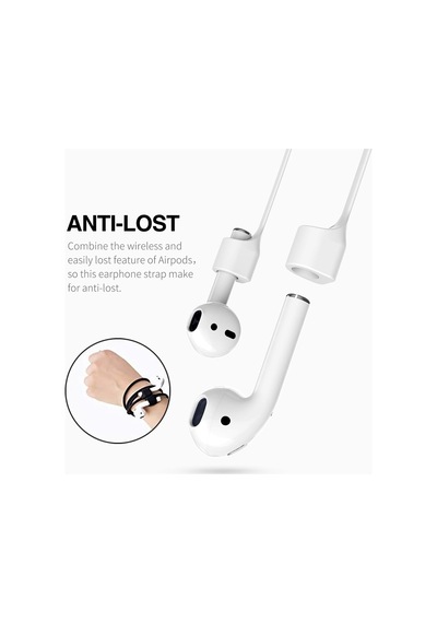 Caseonn Huawei Freebuds Se 2 / Se 3 Manyetik Boyun Askısı Kulaklık Tutucu İp Siyah