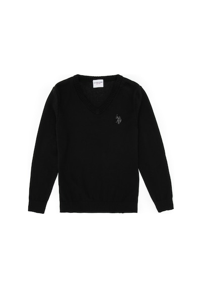 U.s. Polo Assn. Erkek Çocuk Siyah Kazak /triko 50315611-vr046 Siyah