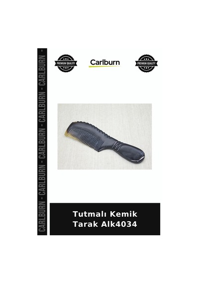 Özel Üretim Saç Bakım Retro Günlük Kullanım Tutmalı Kemik Tarak Alk4034