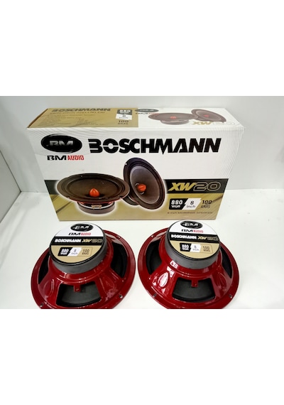 Boschmann 20cm Midrange - 800w 100RMS Kurşun Göbek Midrange Hopar