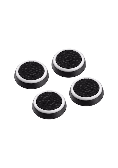 Noktalı Xbox One S/one X/xbox E/xbox 360 Analog Koruyucu Silikon Pad Siyah Beyaz