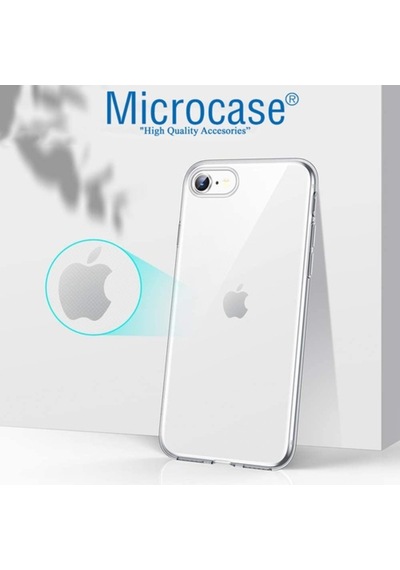 Apple Uyumlu iPhone Se 2020 Ince 0.2 Mm Soft Silikon Kilif + Cam(Seç) 434106135