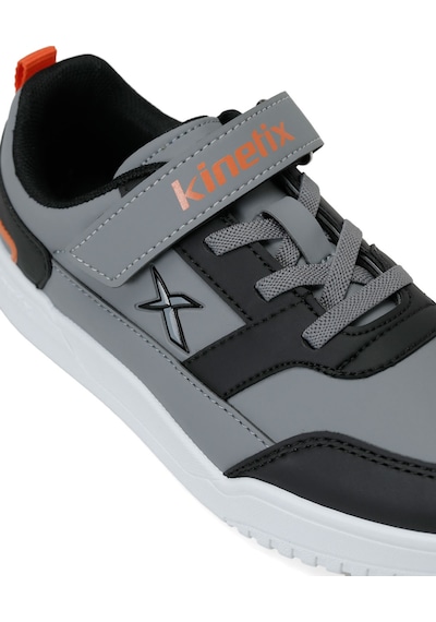 Kinetix Found Pu F Gri Erkek Çocuk Sneaker 000000000102695398 Gri-sıyah-turuncu