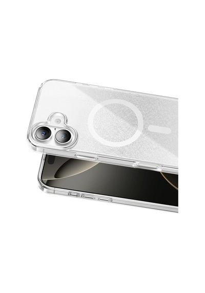 Onegif - 573 - Apple İphone 17 Sora Simli Magsafe Kapak - Glblseme - - Beyaz