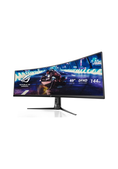 Asus Rog Strıx Xg49vq 49 Gamıng Va Kavıslı Aura Rgb Freesync 2 Hdr Dfhd 3840x1080 1ms 144hz Dp Hdmı Usb Mm Vesa 3yıl Ultra-wıde Hdr,dusuk Mavı Isık,yu