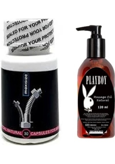 Playboy Hintohu Maxisize Supplement Erkekler İçin 30lu Playboy Masaj Yağı