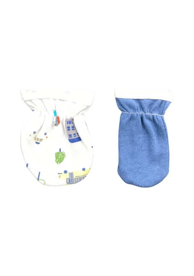 Sebi Bebek Eldiveni 0-3 Ay 9903 Lacivert-beyaz Lacivert -  Beyaz
