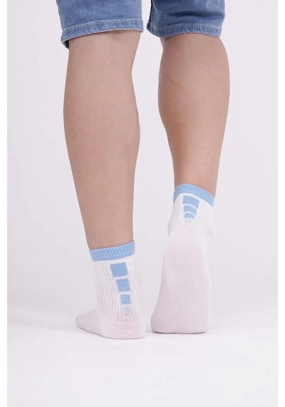 The Socks Company 978p 3 Çift Pamuk Kadın Tenis Çorap Çok Renkli