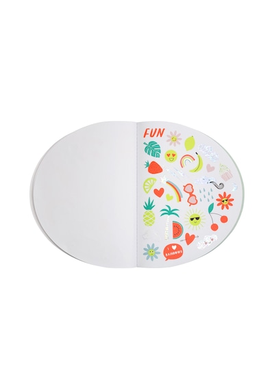 Meri Meri - Rainbow Sticker & Sketchbook - Gökkuşağı Çıkartma Kitabı Çocuk