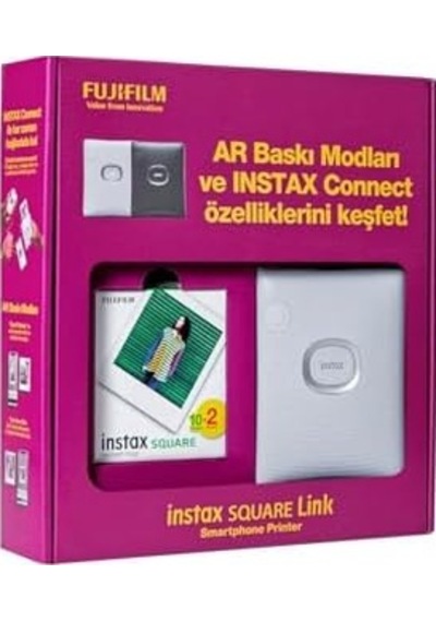 Square Link Beyaz Akıllı Telefon Yazıcısı Bundle Box Açık Mavi