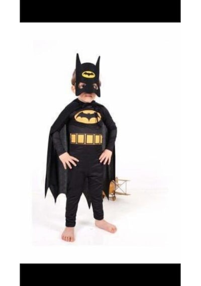 Dıgıl Batman Çocuk Kostümü Siyah