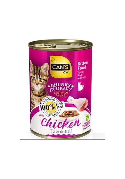 Reflex Tavuklu ve Pirinçli Yavru Kedi Maması 2 KG + Konserve