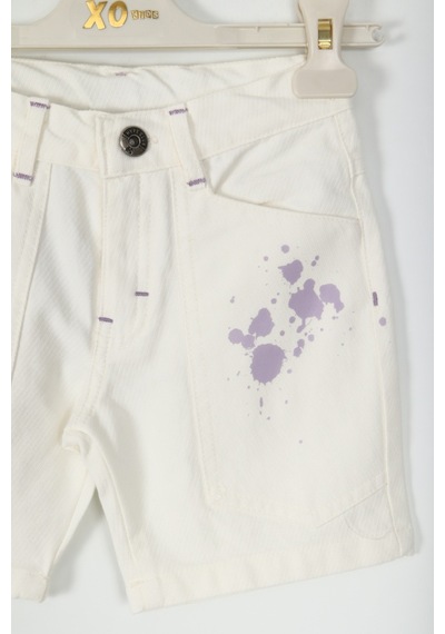 Xo Kids Erkek Çocuk Şort 1-5 Yaş 8275 Beyaz