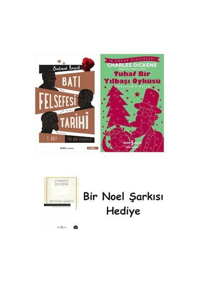 Batı Felsefesi Tarihi 1. Cilt + Tuhaf Bir Yılbaşı Öyküsü + Bir Noel Şarkısı