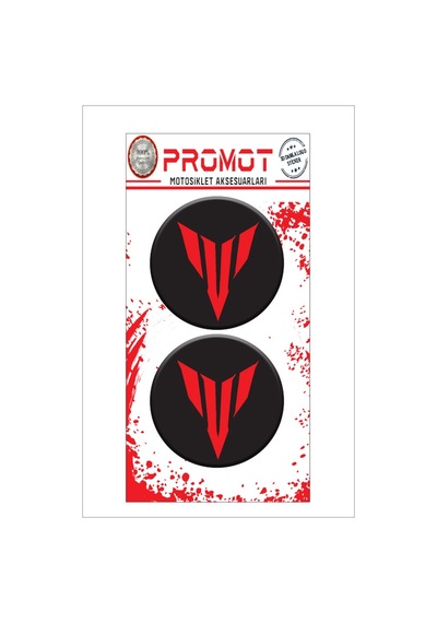 Damla Logo Sticker Mt Logo Kabartmalı 5x5cm 02 Nötr