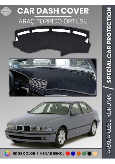 Bmw E39 2006-2010 Torpido Örtüsü Ön Göğüs Koruma Torpido Koruma Araca Özel Kaymaz Kolay Montaj - 365 Stiloto