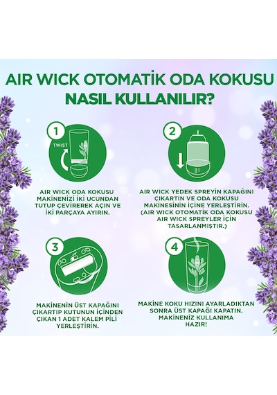 Freshmatic Otomatik Sprey & Lavanta Yedek Sprey Oda Kokusu Kiti