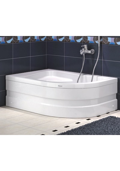 Shower 90X140 Ferısya Asimetrik Oval Mini Küvet
