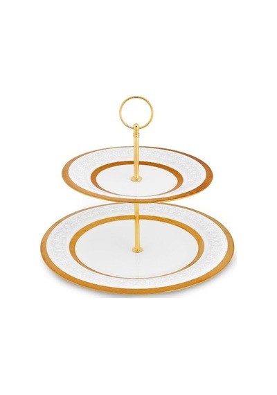 Karaca  Royal Bone Victoria Katlı Kurabiyelik Gold
