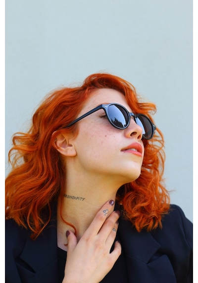 Focus On TS017 Lemon Black Retro Yuvarlak Polarize Erkek Güneş Gözlüğü