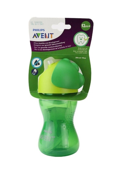 Philips Avent Scf79801 300 ML Damlatmaz Pipetli Yeşil Bardak Yeşil