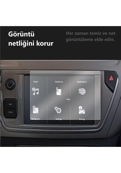 Citroen C-elysee Mat Ekran Koruyucu 7 İnç Multimedya