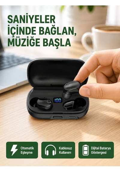 Yüksek Ses Kaliteli A10s Tws Bluetooth 5.0 Kablosuz Kulaklık Yeni Nesil