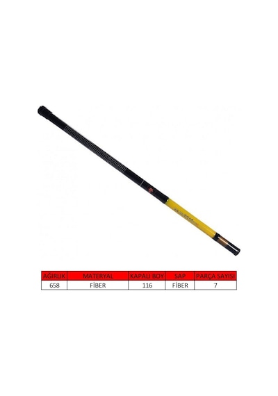 Captain 2072 Toma Havk Pole Aparatlı Göl Kamışı 700 cm