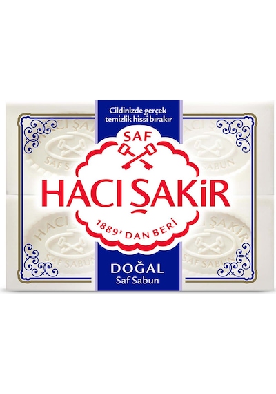 Hacı Şakir Doğal Beyaz Kalıp Sabun 4x150 G Diğer